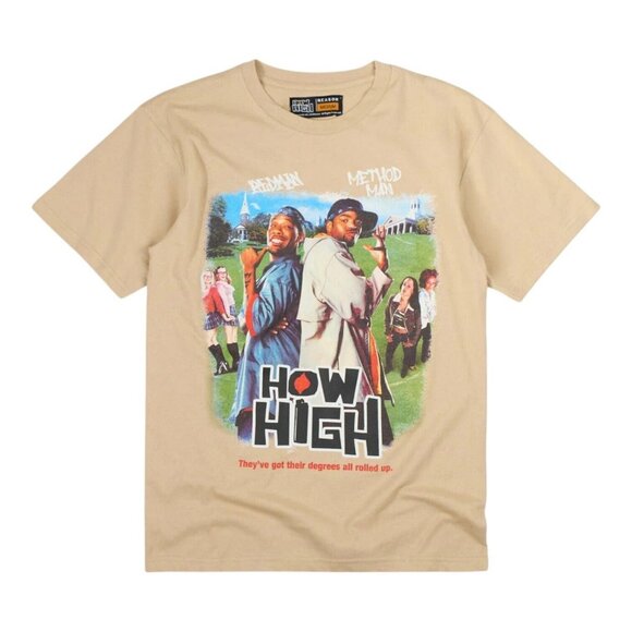 Reason X How High Collab Other - How High Movie Cover T-Shirt Shirt Tee Redman Method Man Men's
